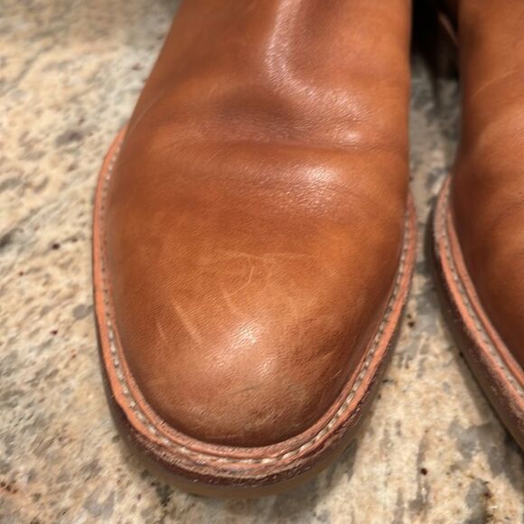 Gordon Rush Men's Mathews light brown leather ankle boots - Picture 4 of 16